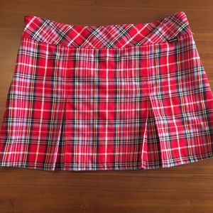 Abercrombie & Fitch vintage red/blue plaid mini